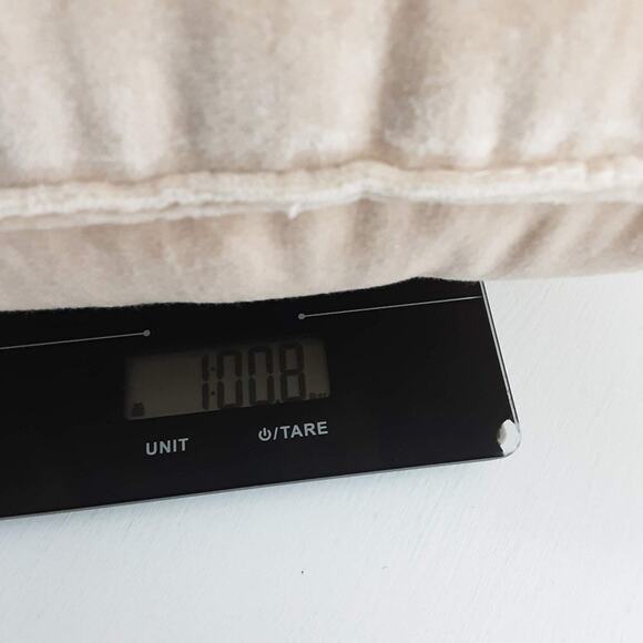 Primitives by Kathy GATHER Embroidered Creme Velvet 12x12 Square Throw Pillow - Picture 7 of 7